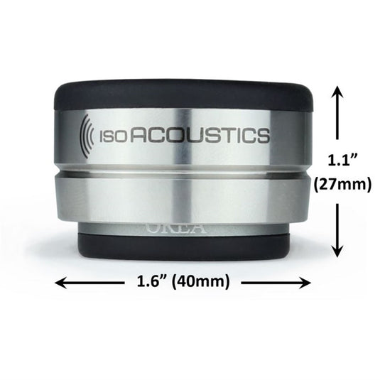 IsoAcoustics OREA Graphite Component Isolation Feet, Each