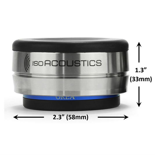 IsoAcoustics OREA Indigo Component Isolation Feet, Each