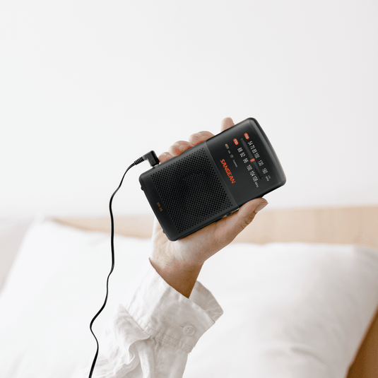 Sangean SR-35 AM / FM Pocket Radio, Black