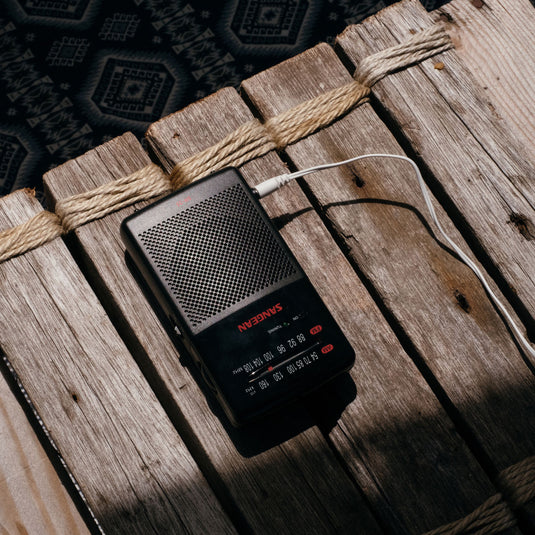 Sangean SR-35 AM / FM Pocket Radio, Black