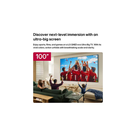 LG QNED evo AI Mini LED QNED87 100" 4K Smart TV (2026)