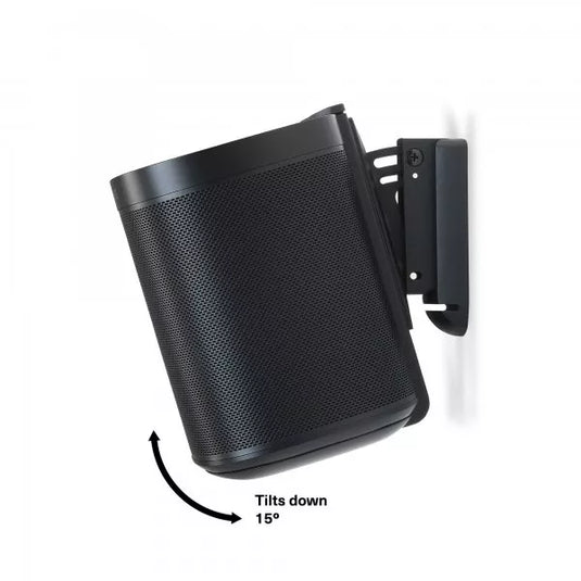 Flexson Wall Mount for Sonos One/Play1 Black, Pair. - Magnum Sound and Vision