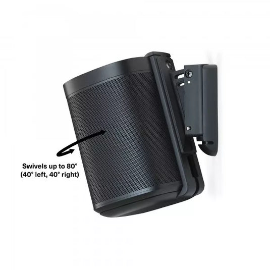 Flexson Wall Mount for Sonos One/Play1 Black, Pair. - Magnum Sound and Vision