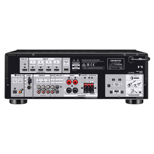 ONKYO TXSR393B 5.2 Channel AV Receiver - Magnum Sound and Vision