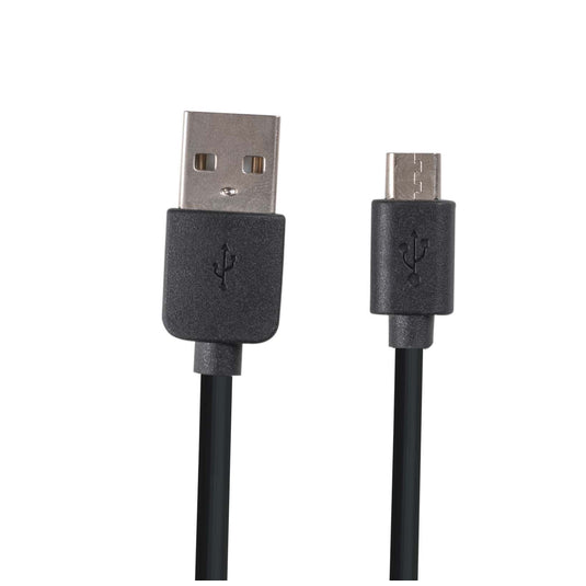 1.2m USB 2.0 Micro-B Male to USB-A Male Connectors Colour Black