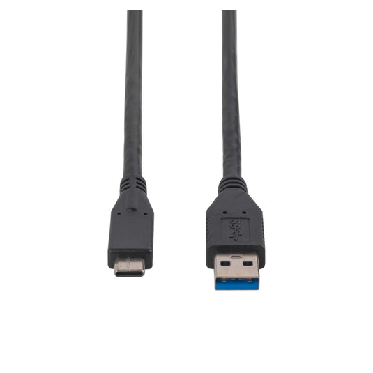 1M USB 3.1 USB-C Male to USB-A Male Cable. Black Colour Up to 10G Data Transfer Speed