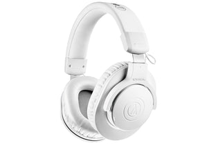 Audio Technica ATH-M20xBT Wireless Over-Ear Professional Monitor Headphones - White