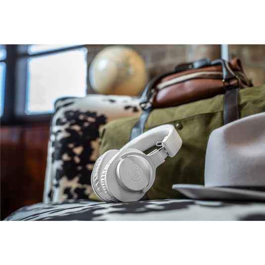 Audio Technica ATH-M20xBT Wireless Over-Ear Professional Monitor Headphones - White