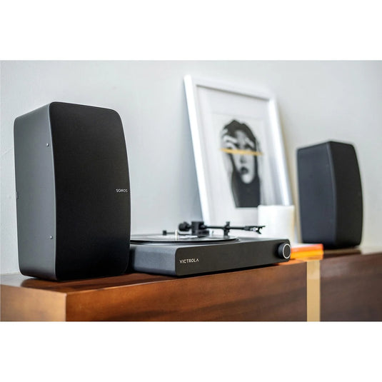Victrola Stream Onyx WiFi and Bluetooth Turntable (Works with Sonos)