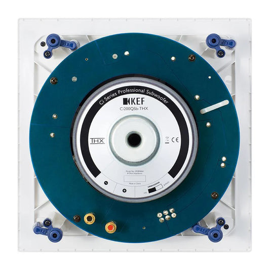 KEF CI200QSB-THX Ultra Thin Bezel 8'' Wall Subwoofer - Pair