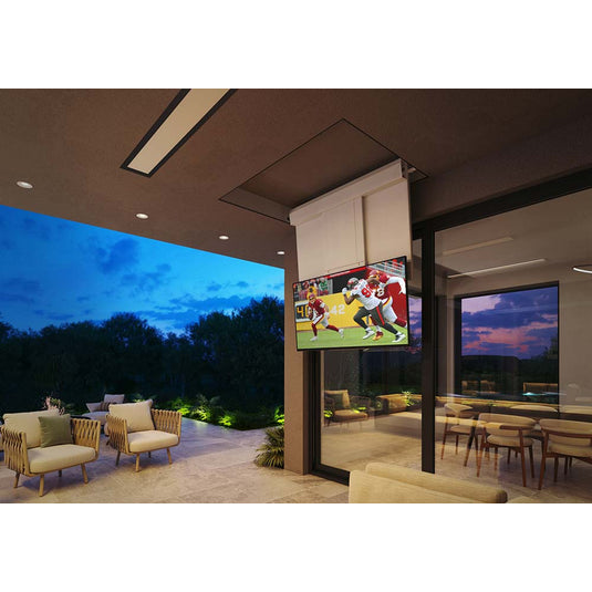 Nexus 21 Model CL-65e (Ceiling Flip-Down + Extend TV lift - For Up to 65'' TV)