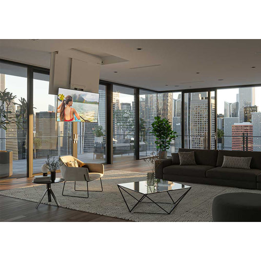 Nexus 21 Model CL-65e (Ceiling Flip-Down + Extend TV lift - For Up to 65'' TV)