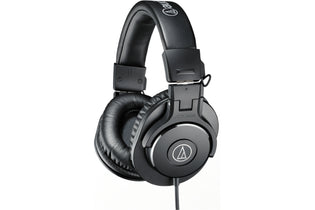 Audio Technica ATH-M30x Wired Professional Monitor Headphones - Black