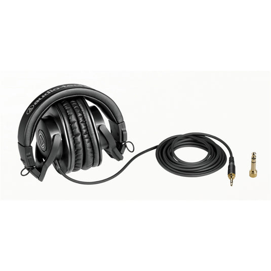Audio Technica ATH-M30x Wired Professional Monitor Headphones - Black