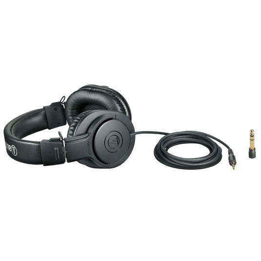 Audio Technica ATH-M20X Wired Professional Monitor Headphones - Black