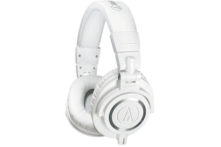 Audio Technica ATH-M50X Over-Ear Professional Monitor Headphones - White