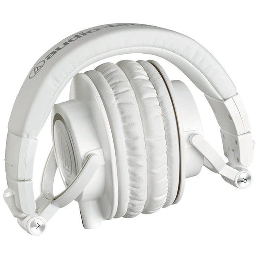 Audio Technica ATH-M50X Over-Ear Professional Monitor Headphones - White
