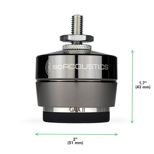 IsoAcoustics GAIA II Speaker Isolation Feet (Set of 4)