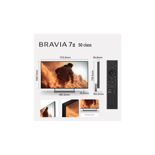Sony BRAVIA 7 II 65" True RGB Mini LED 4K Google TV