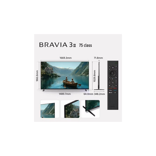 Sony BRAVIA 3 II 75" 4K Google TV