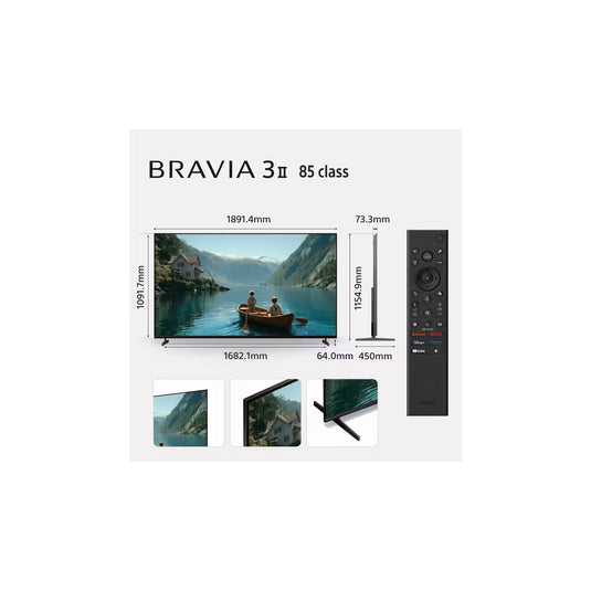 Sony BRAVIA 3 II 85" 4K Google TV