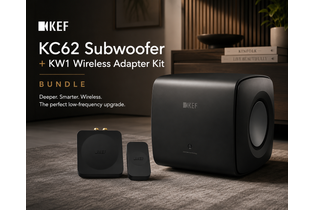 KEF KC62 Subwoofer + KW1 Wireless Adapter Kit Bundle