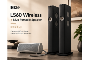 KEF LS60 Wireless + KEF Muo Portable Speaker Bundle