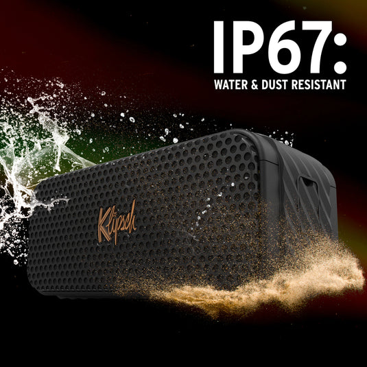 Klipsch Nashville Bluetooth speaker 24 Hour battery Black Color