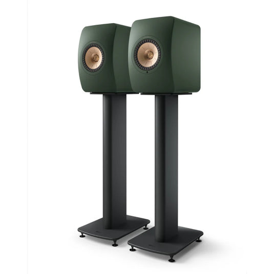 KEF LS50 Wireless II Active Speakers and KEF S2 Speaker Floor Stands Bundle