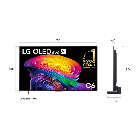LG OLED evo AI C6 42" 4K Smart TV (2026)