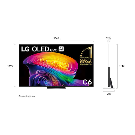 LG OLED evo AI C6 83" 4K Smart TV (2026)