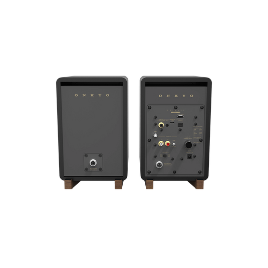 ONKYO GX-30ARC Compact Powered Bookshelf Speakers.