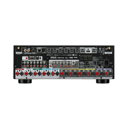 Denon AVC-X3900H 9.4CH 4K/8K Dolby Atmos AV Receiver Powered by HEOS™