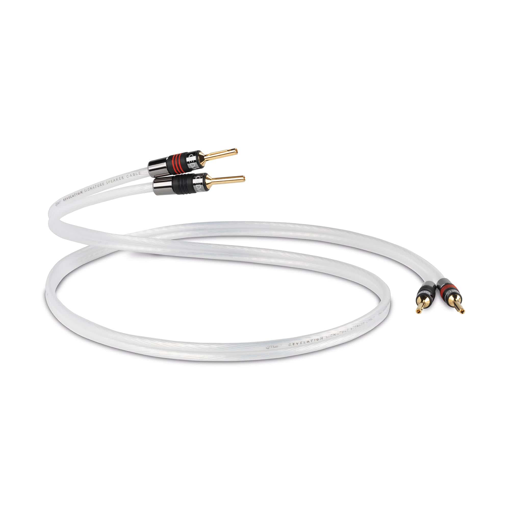 QED Revelation Speaker Cable Banana to Banana Pair Magnum Sound and