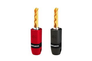 AUDIOQUEST Banana Plug SureGrip 300 Gold - Pair - Magnum Sound and Vision