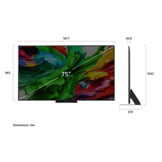 LG 75 Inch QNED evo AI Mini LED QNED86A 4K Smart TV