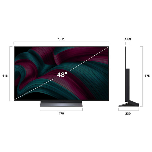 LG 48 inch OLED evo AI C5 4K Smart TV 2025