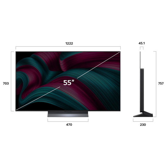 LG 55 inch OLED evo AI C5 4K Smart TV 2025