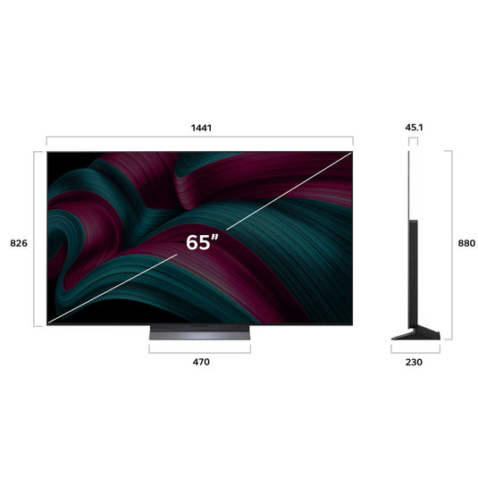 LG 65 inch OLED evo AI C5 4K Smart TV 2025
