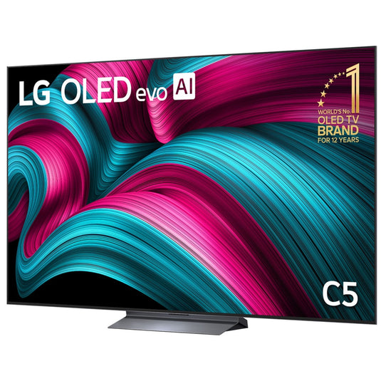 LG 77 inch OLED evo AI C5 4K Smart TV 2025