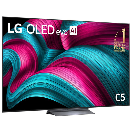 LG 77 inch OLED evo AI C5 4K Smart TV 2025