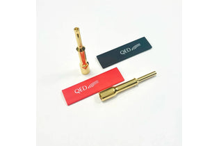QED Maxi-Airlock with Heatshrink Banana Plugs - Pair