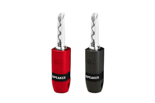 AUDIOQUEST Banana Plug SureGrip 300 Silver - Pair - Magnum Sound and Vision