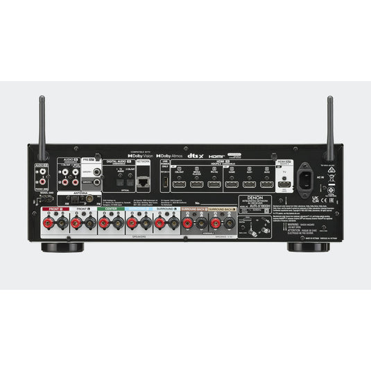 Denon AVR-X1800 7.2ch 8K AV Receiver with HEOS - Magnum Sound and Vision