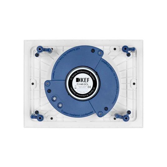 KEF CI160.2CL Ultra Thin Bezel 6.5'' Rectangular In-Wall Speaker - Each