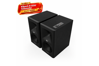 Klipsch The Fives II Dolby Atmos Powered Speakers (FREE Klipsch R-8SW Subwoofer valued at $599)