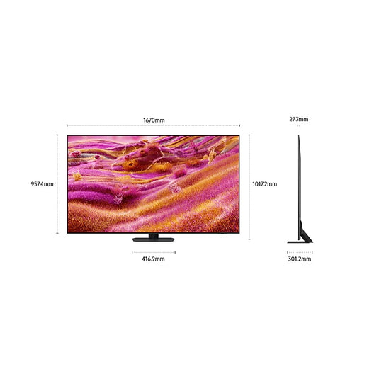 SAMSUNG 75" Neo QLED QN90F 4K Samsung Vision AI Smart TV (2025)