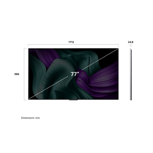 LG 77 Inch OLED evo AI M5 4K Smart TV with True Wireless Video & Audio Transfer