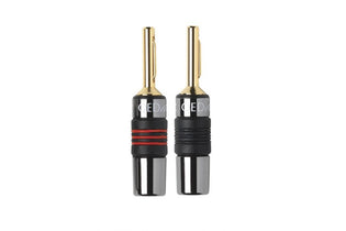 QED Airlock Metal 4mm Banana Plug, Pair - Magnum Sound and Vision