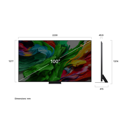 LG 100 Inch QNED evo AI Mini LED QNED86A 4K Smart TV
